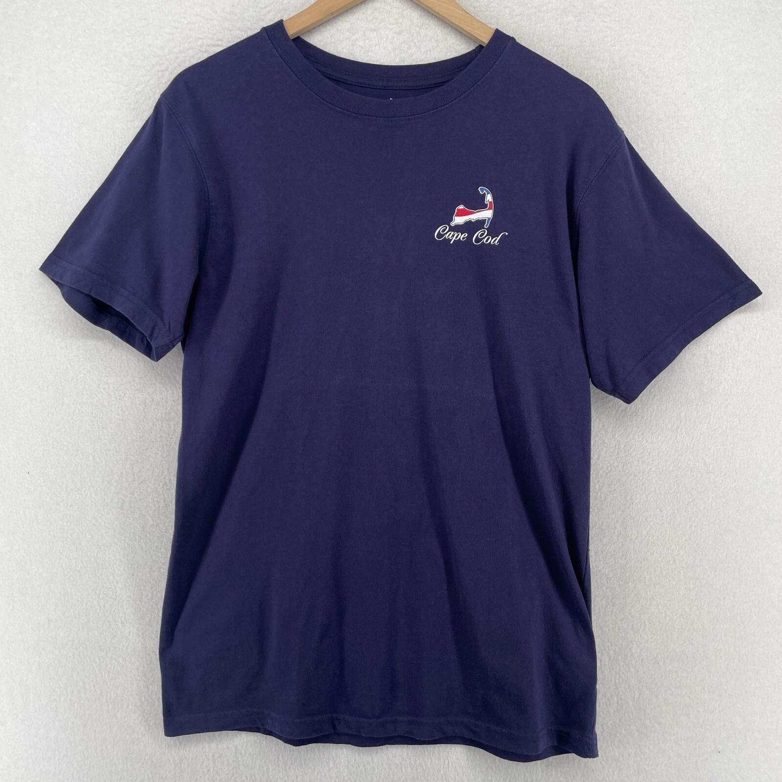 CAPE COD Shirt Mens M CUFFYS Mass MA Nantucket Marthas Vineyard Nautical Blue gallery