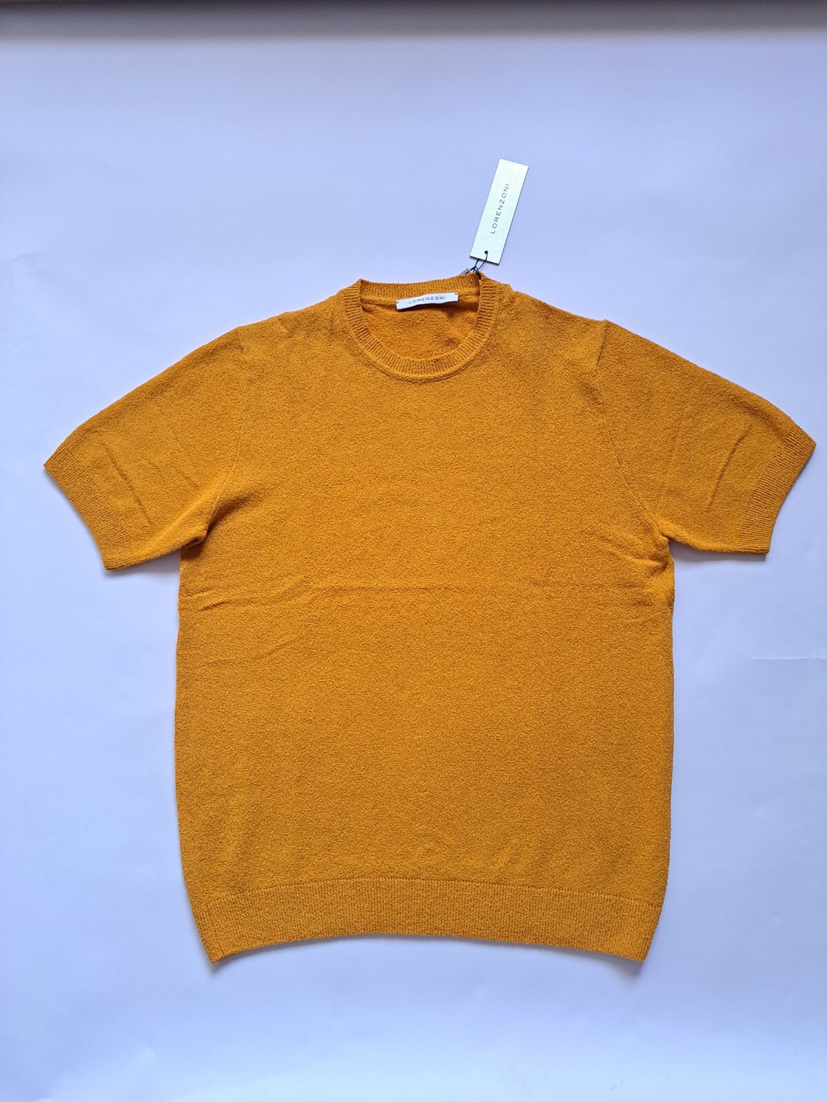 NEW Lorenzoni Italian Orange Short Sleeves Shirt Size XL / 54 gallery