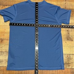 Quicksilver T-Shirt Mens Medium Blue Mesh Surf Shirt Waterman Short Sleeve UPF