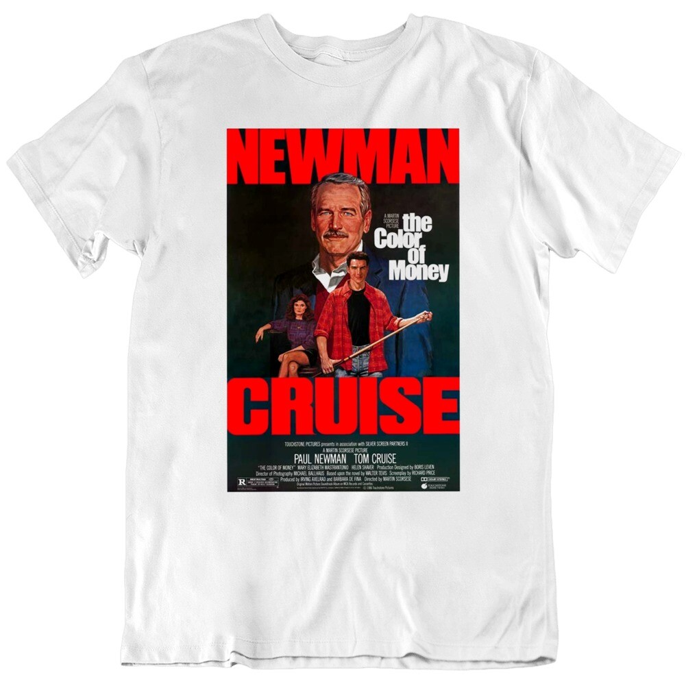 80's Movie The Color Of Money Retro Movie Poster White T Shirt gallery