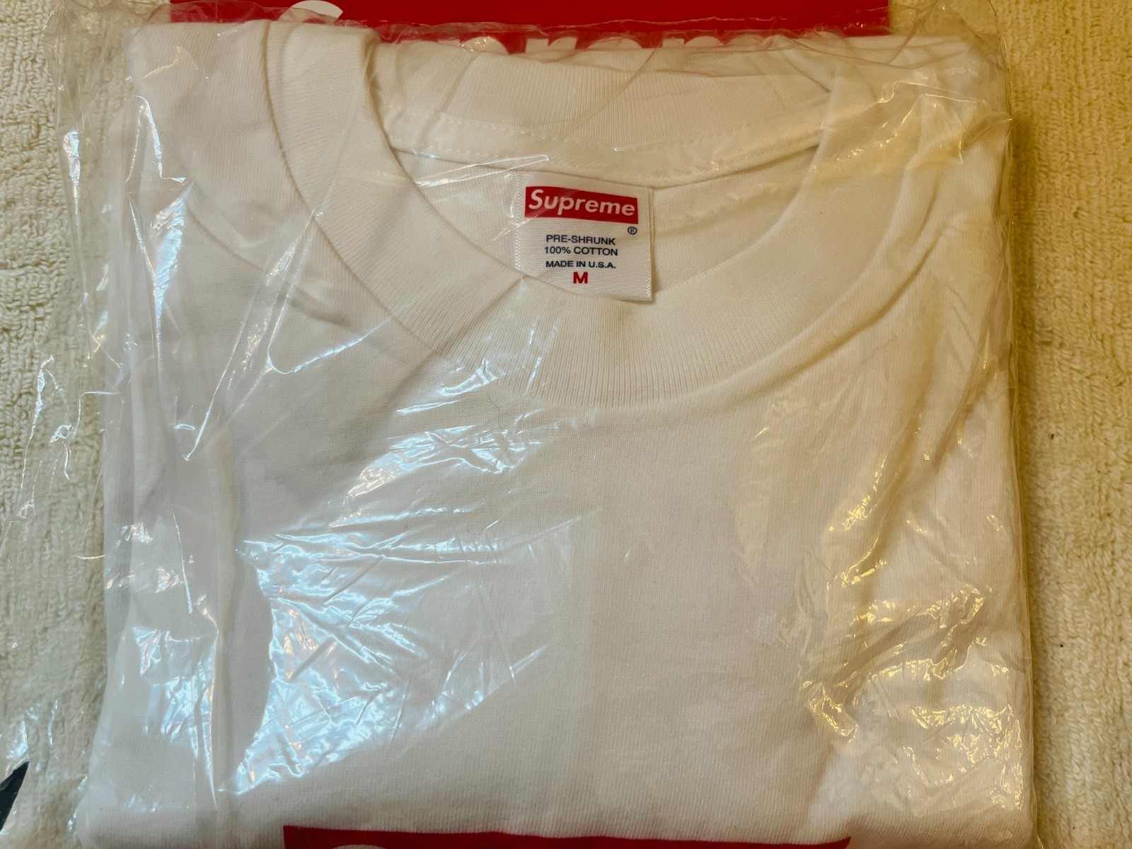 BRAND NEW Supreme Box Logo L/S Tee FW20T15 Size M White SEALED gallery