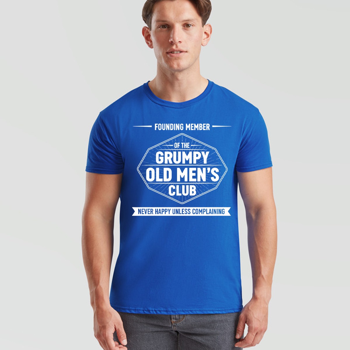 Grumpy Old Men'S Club Mens T Shirt Funny Dad Grandad Fathers Day Joke Gift Top gallery