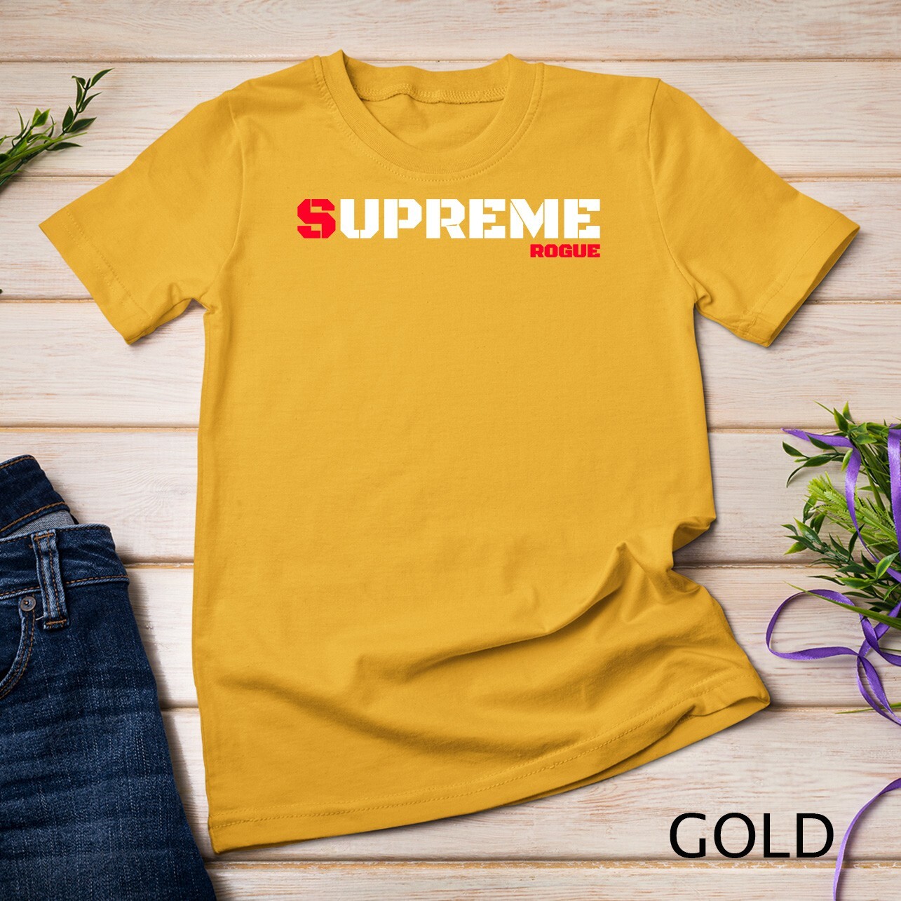 Hot Supreme Rogue Bad Boy Tee Military Style Gaming Gamer Unisex T-shirt gallery