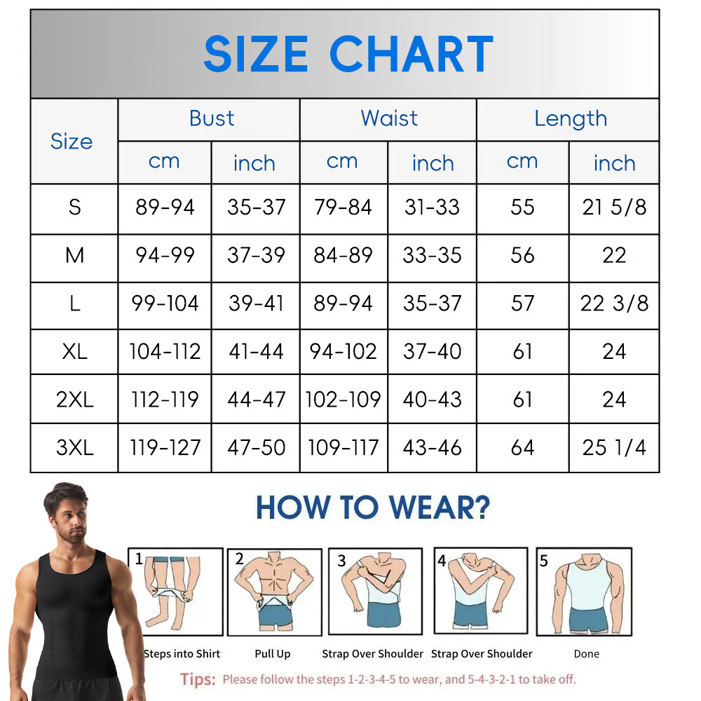 Men Compression Shirt Sleeveless Body Shaper Base Layer Slimming Tank Tops Vests gallery