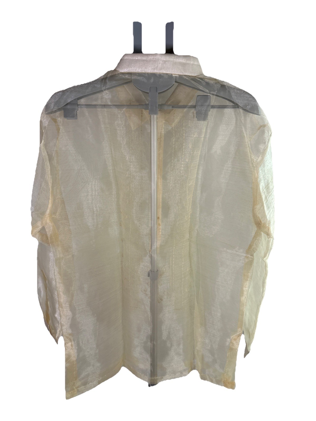 Barong Tagalog Formal Wear Men’s Size 2X NWOT Philippines Organza NWOT gallery