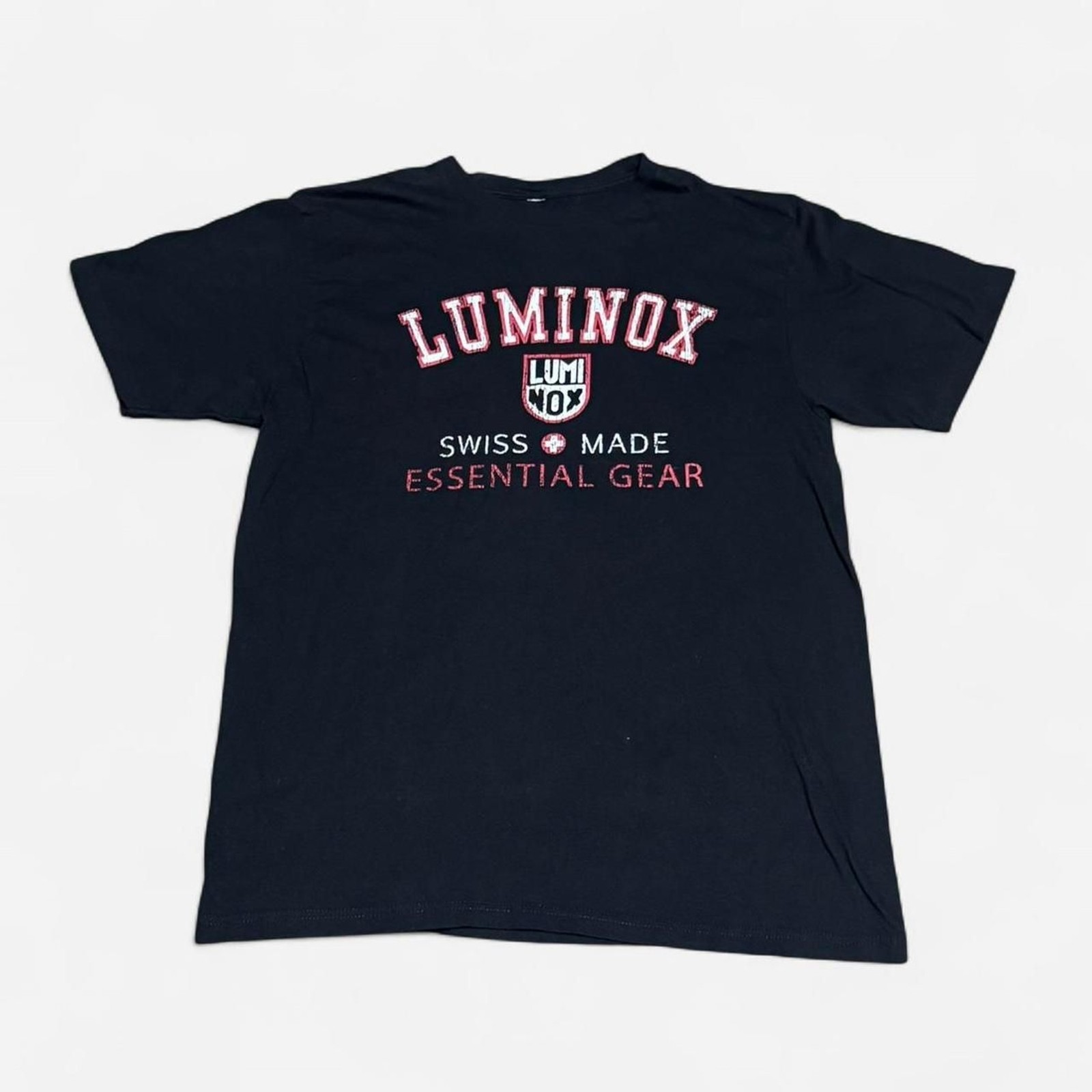 Black cotton luminox essential gear width 20/2in & length 27in graphic T shirt gallery