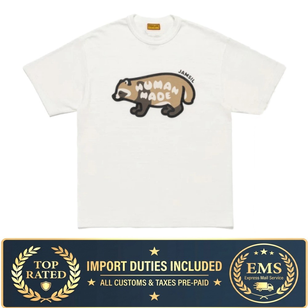Human Made Animal Graphic T-Shirt Jamsil White
