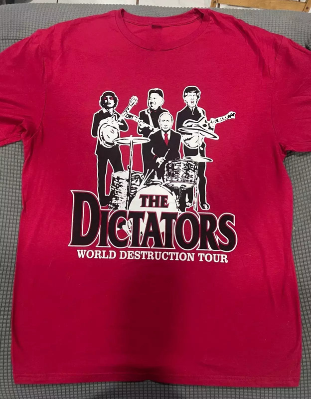 The Dictators Band World Destruction Tour T Shirt Full Size S-5XL K748
