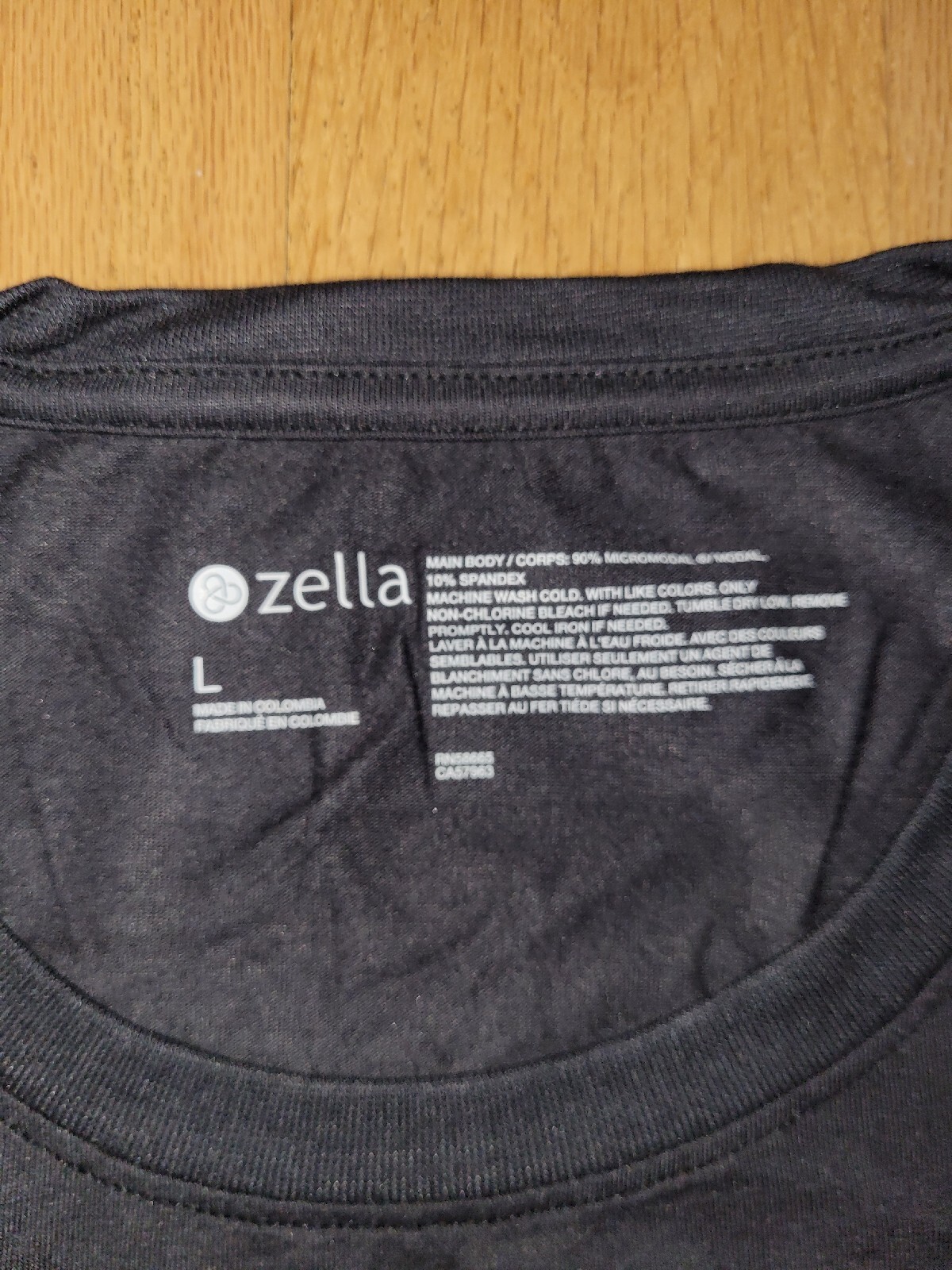 Zella Micromodal Crew Neck Undershirt T-shirt. Choose Size/Color gallery