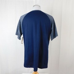 Open Trails Men’s Short Sleeve Cotton Blend Henley T-Shirt Navy, XL #1522