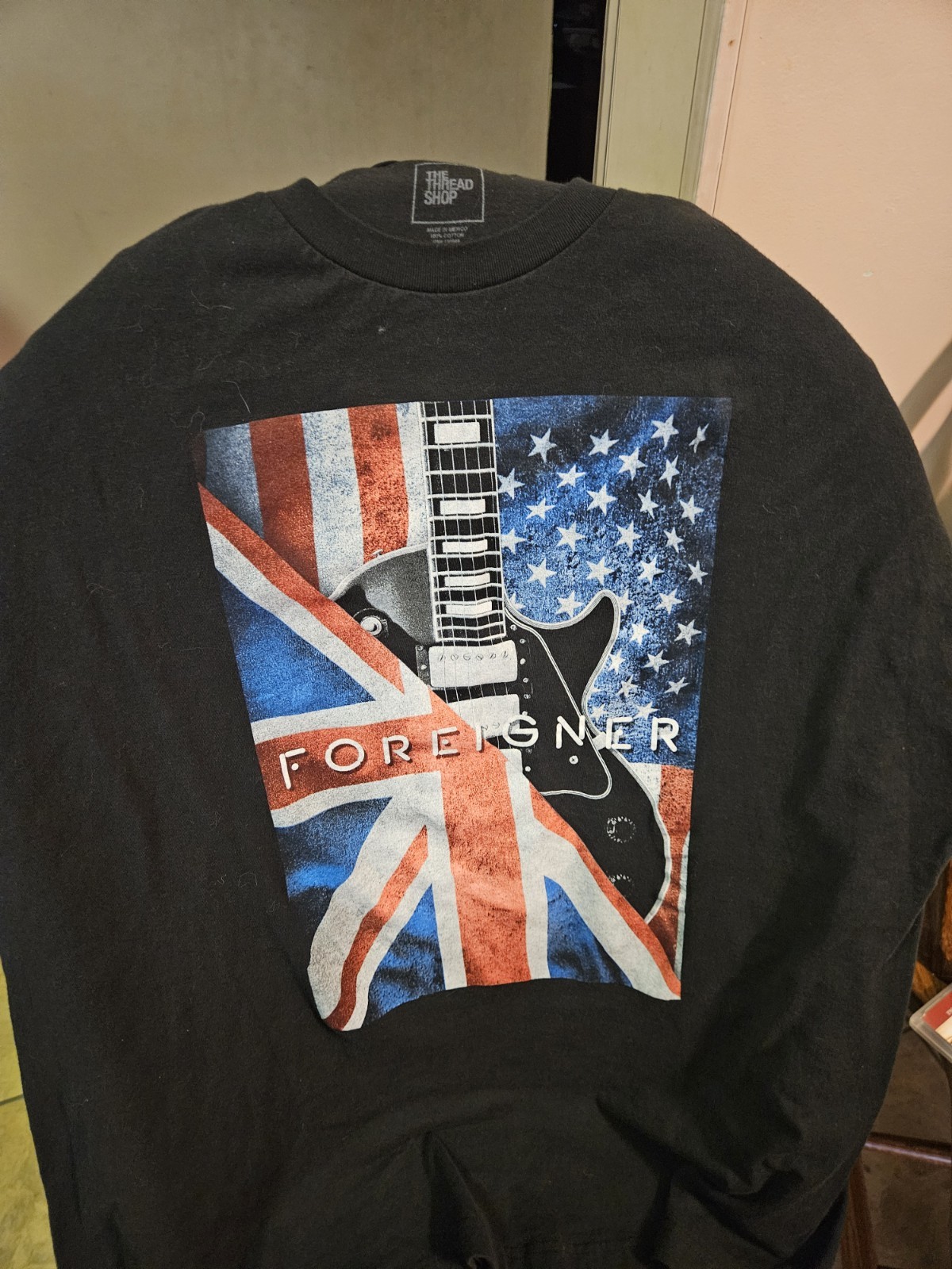 Foreigner U.S. Tour 2019 Black Concert Shirt The Thread Shop XXL 2XL