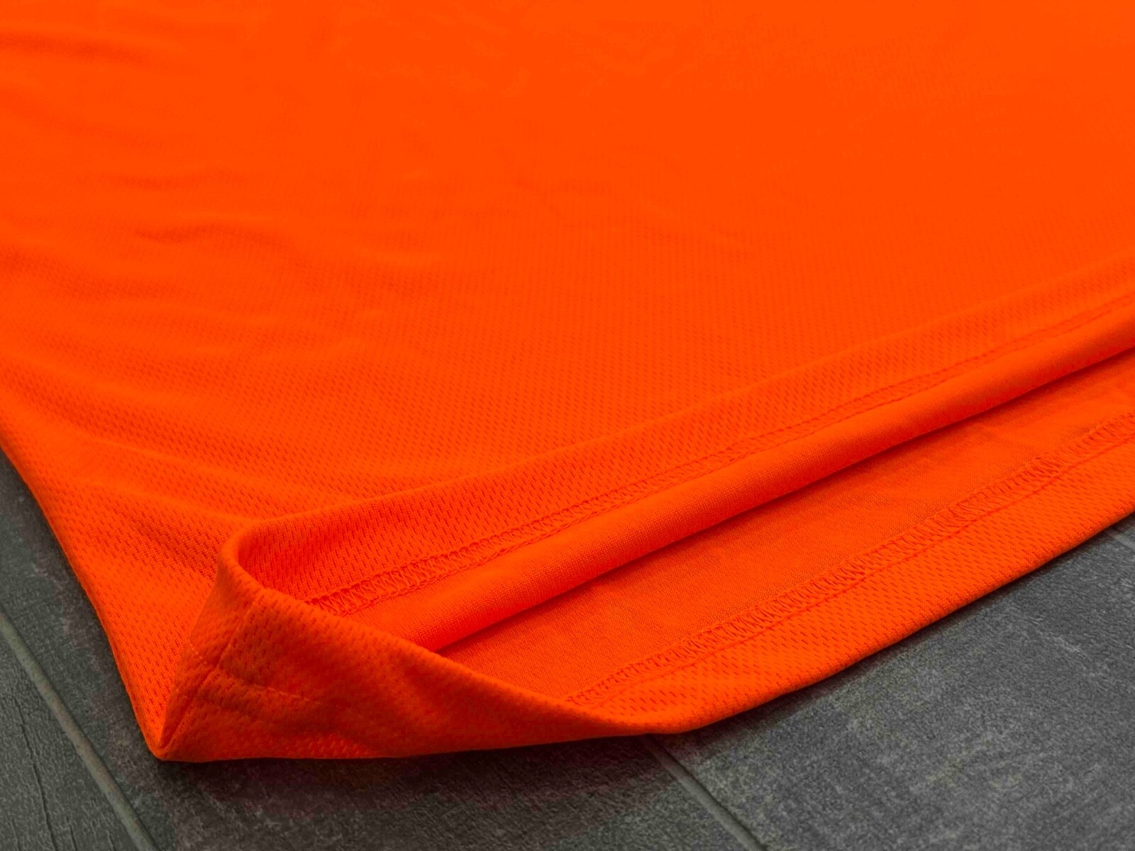 DRI-FIT Hoodie Long Sleeve T-Shirts, UPF 50+ Sun Protection Hooded SAFETY ORANGE gallery