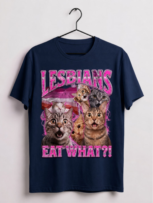 Lesbian Cat Lover T Shirt Funny LGBTQ Pride Graphic Tee Cute Kitty Gift Unisex gallery