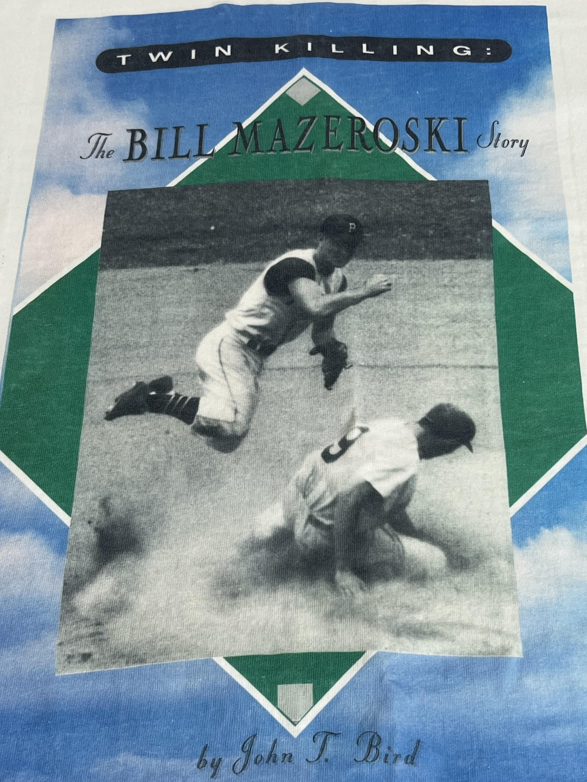 Vintage Bill Mazeroski Shirt Mens XL White Twin Killing Graphic Baseball MLB 90s gallery