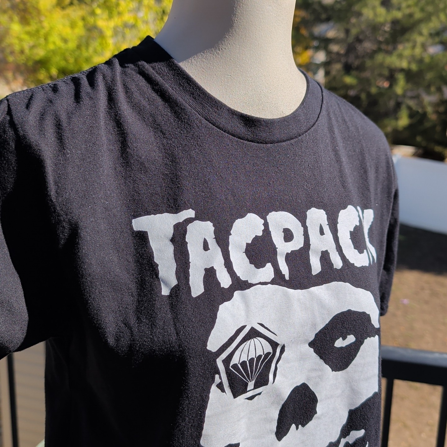 Men's Medium Tacpack T-Shirt Black Short Sleeve Tactical Gear gallery