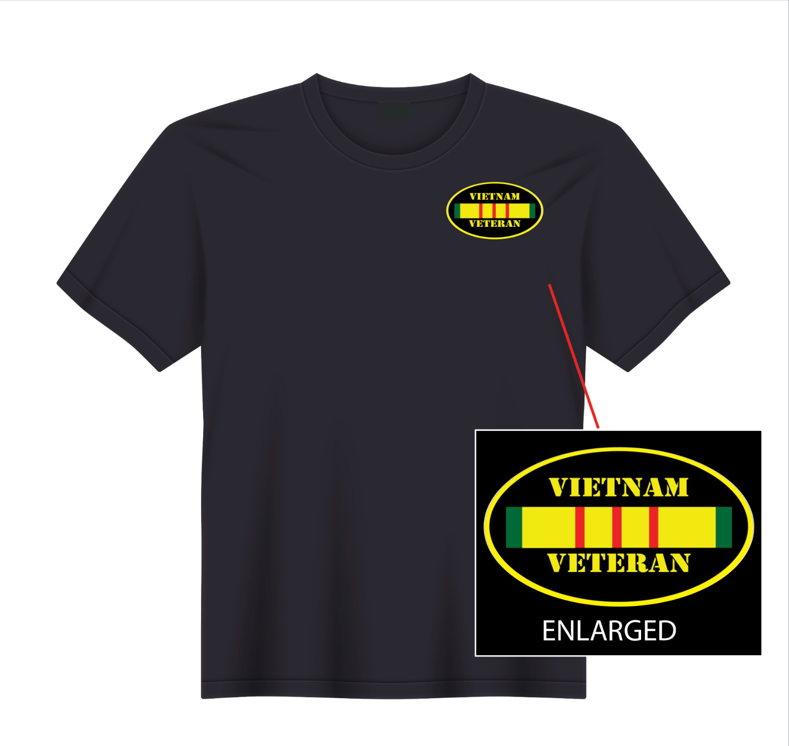 Vietnam Veteran Vet Army Military Patriot T-Shirt NEW S, M, L, XL gallery
