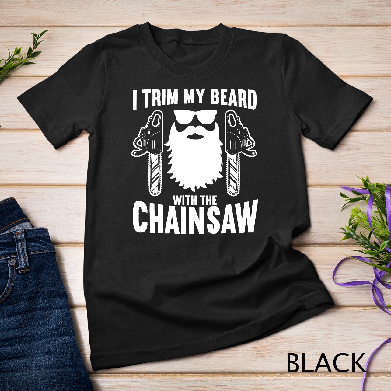 Funny Chainsaw lumberjack woodworking T-Shirt Unisex T-shirt gallery