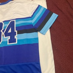 Baseball Jersey Star Multi Blue Size XXL Brand New With Tags