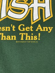 Vintage Y2K Smart Good Looking Irish Graphic Tee XL Humor Funny Novelty Crew