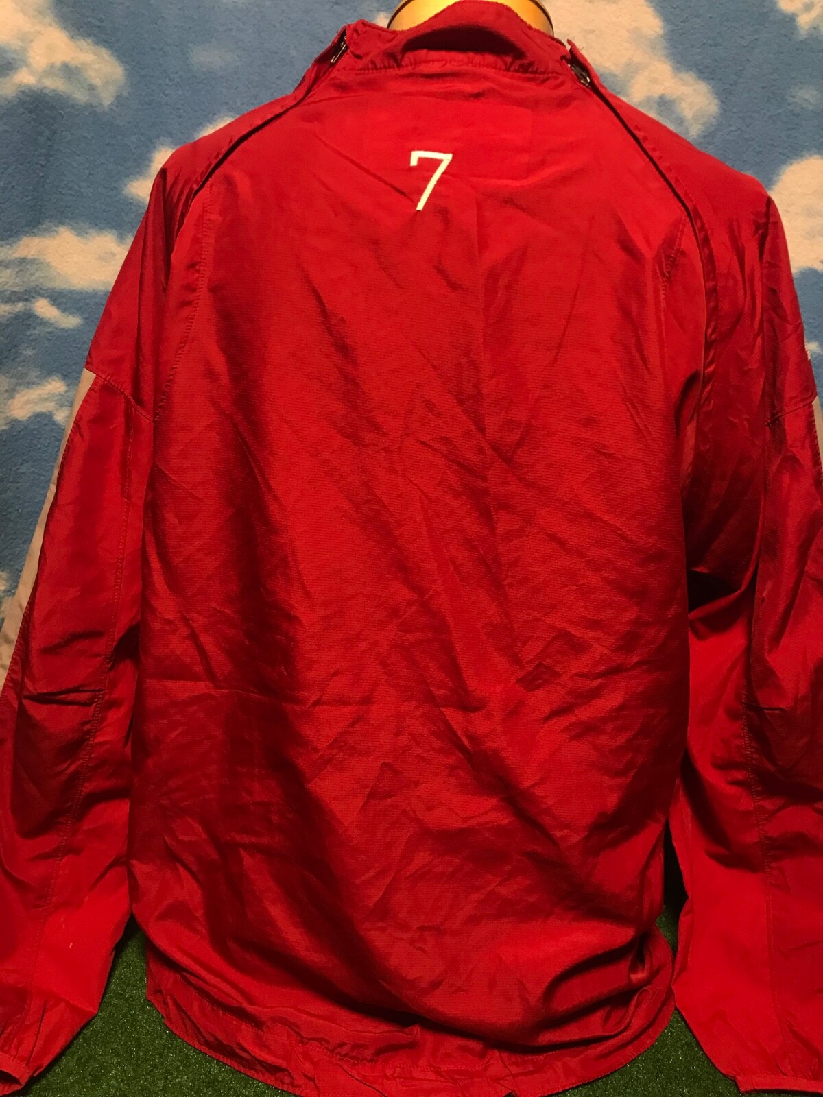 St Louis Cardinals Jacket pullover Majestic red XL Bayner sweatshirt 1/4 zip C26 gallery