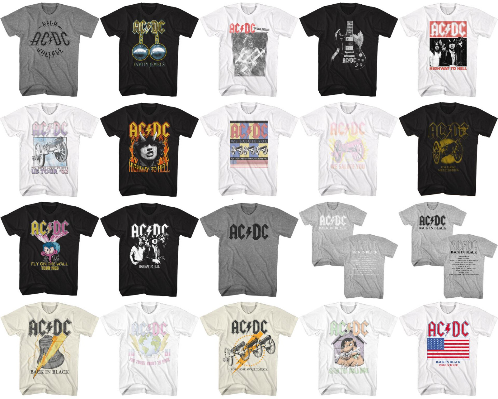 Pre-Sell AC/DC Music Rock Band Licensed T-shirt #6 gallery