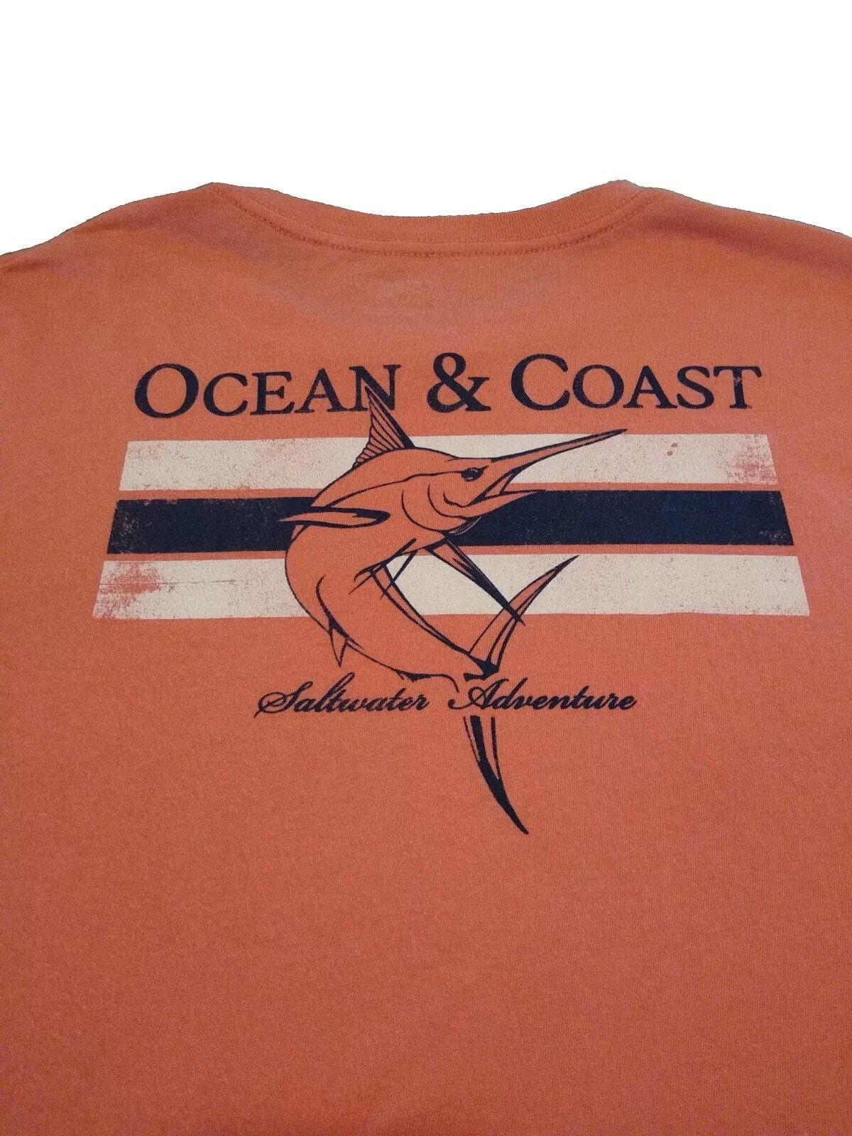 Ocean & Coast T-shirt Men's Coral M Saltwater Adventure Marlin Fishing Beach gallery