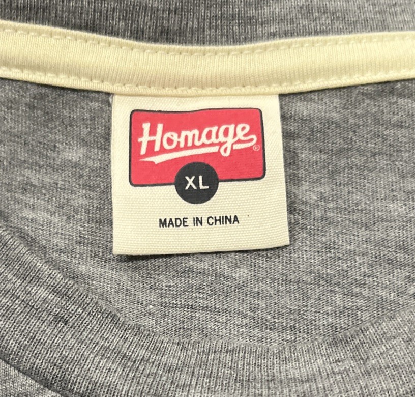 Homage Yankees Vs Mets T Shirt Men’s XL Gray Polyester Cotton Rayon gallery
