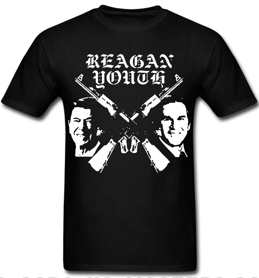 REAGAN YOUTH T shirt band Hardcore anarcho Punk Rock George Bush