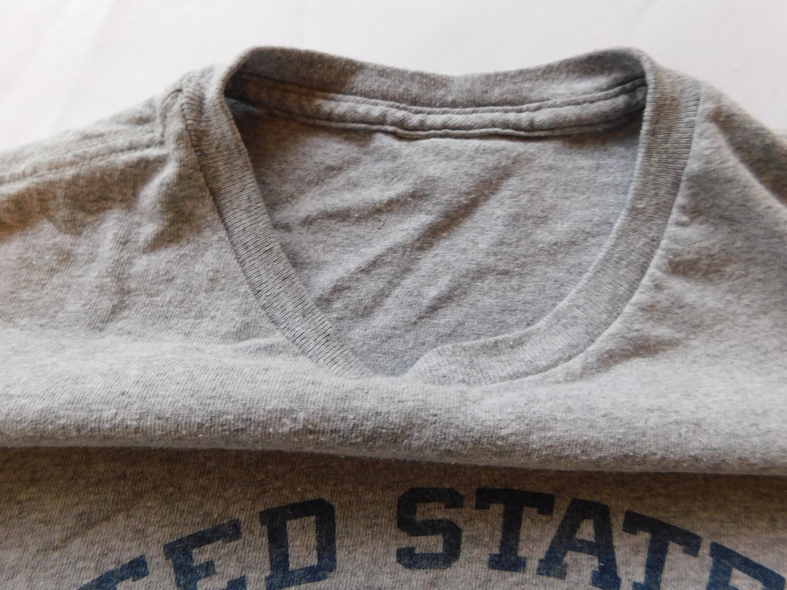 Unbranded Men's Short Sleeve T Shirt Size See Measurements USA Grey Heather gallery