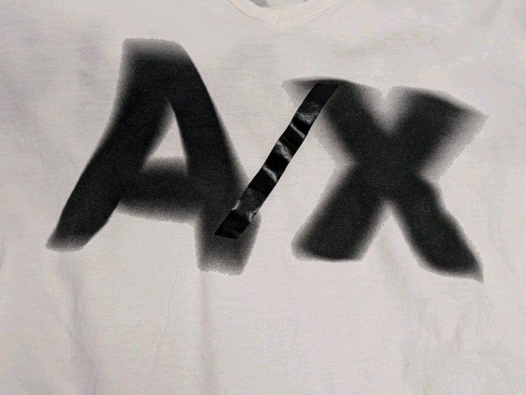 A/X Armani Exchange Logo T Shirt Mens XL Designer Graffiti City Preppy #15t gallery