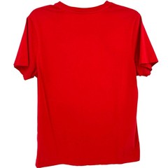 Psycho Bunny Embroidered Logo V Neck T Shirt Mens Size 3 XS Solid Red