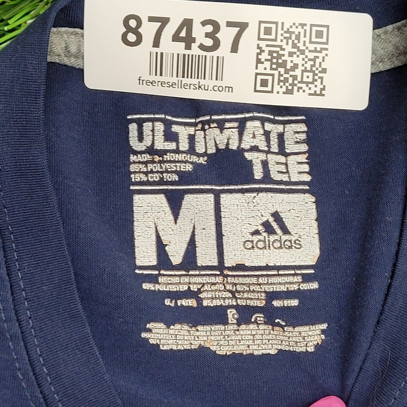 Adidas Climalite Shirt Medium 19x25 Blood-Sweat-&-Miles gallery