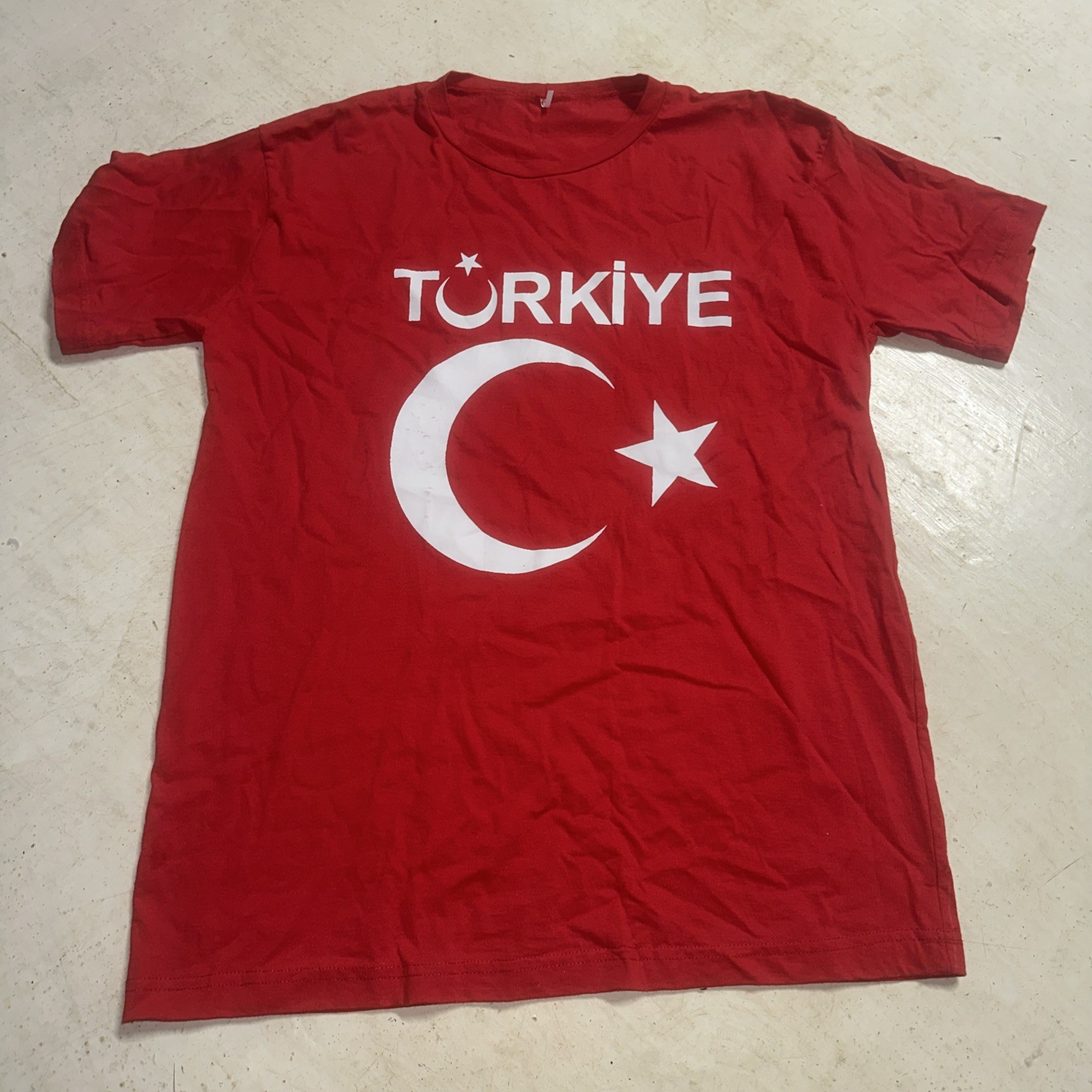 Turkey T-shirt Funny Türkiye Cumhuriyeti Turkish Turkiye Moon Flag T Shirt Red gallery