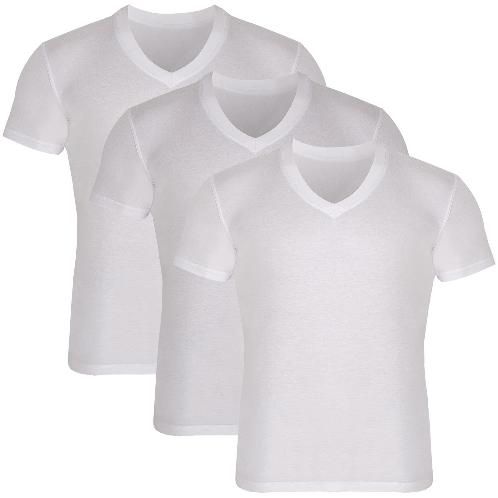 Bamboo V-Neck Undershirt (3 Pack) gallery