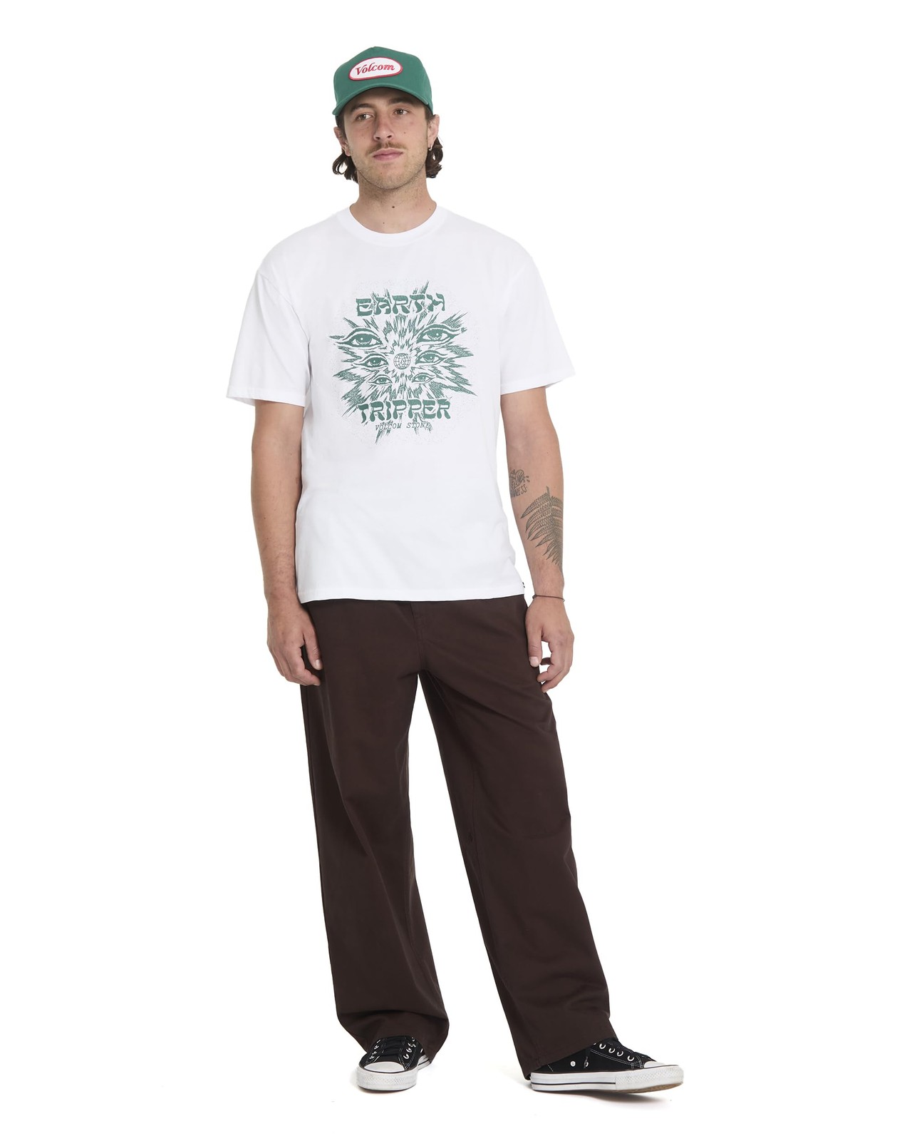 Men's Short Sleeve Logo T-Shirt – Lightweight Cotton Crewneck Casual Tee, Whi... gallery