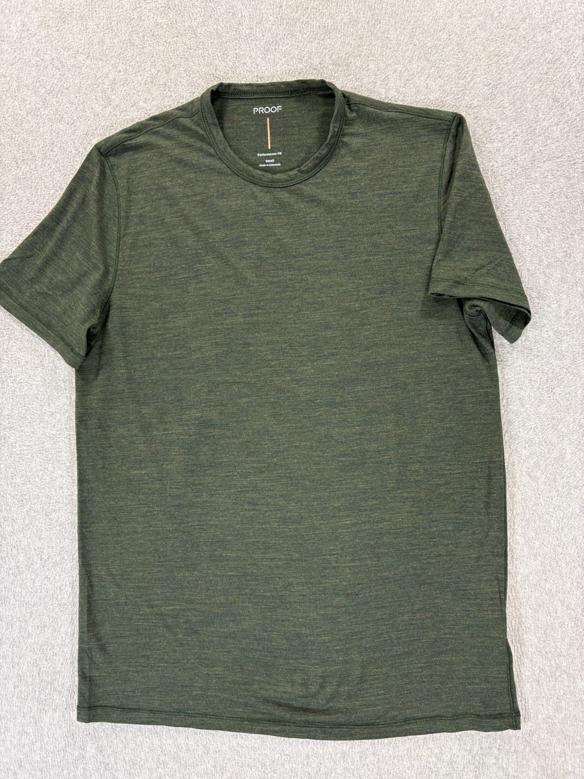 Proof Huckberry 72 Hour Merino Tee Shirt (Men's Small) Green gallery