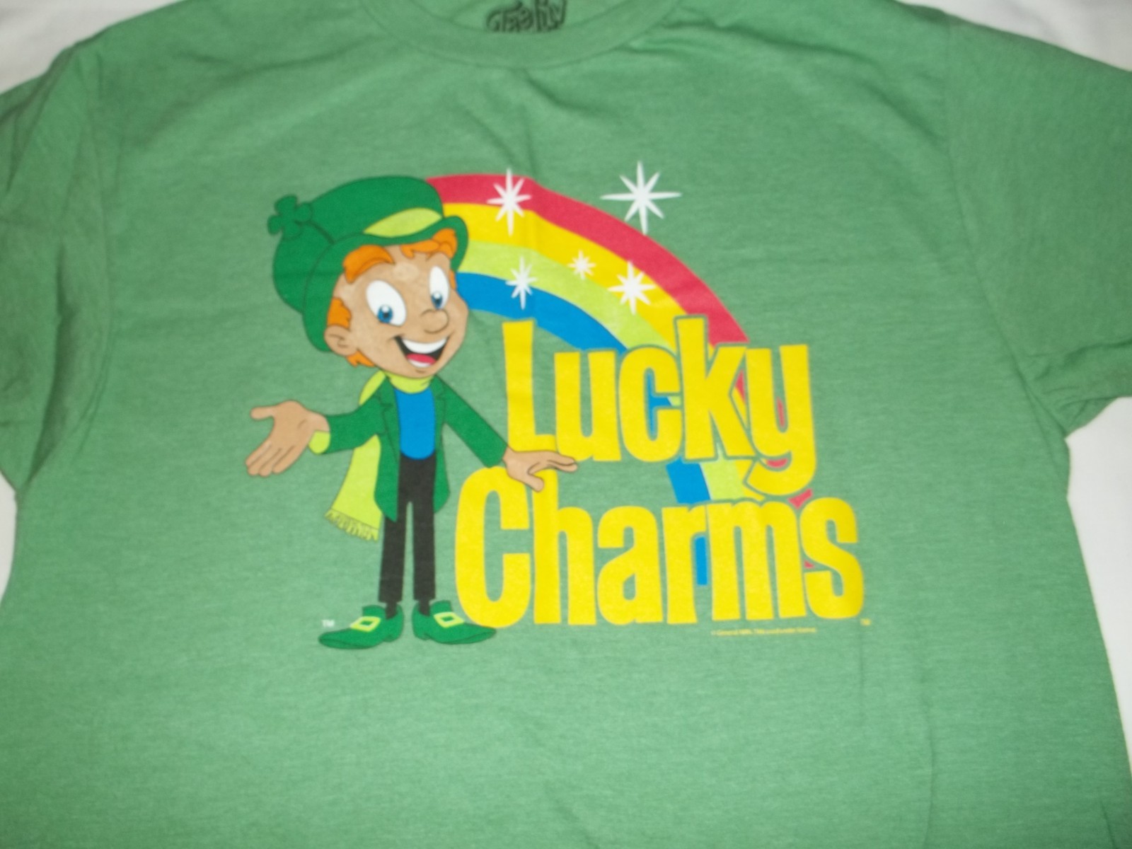 #5- Tee Luv Lucky Charms T-shirt sz Med NWOTS St. Patty's Day gallery