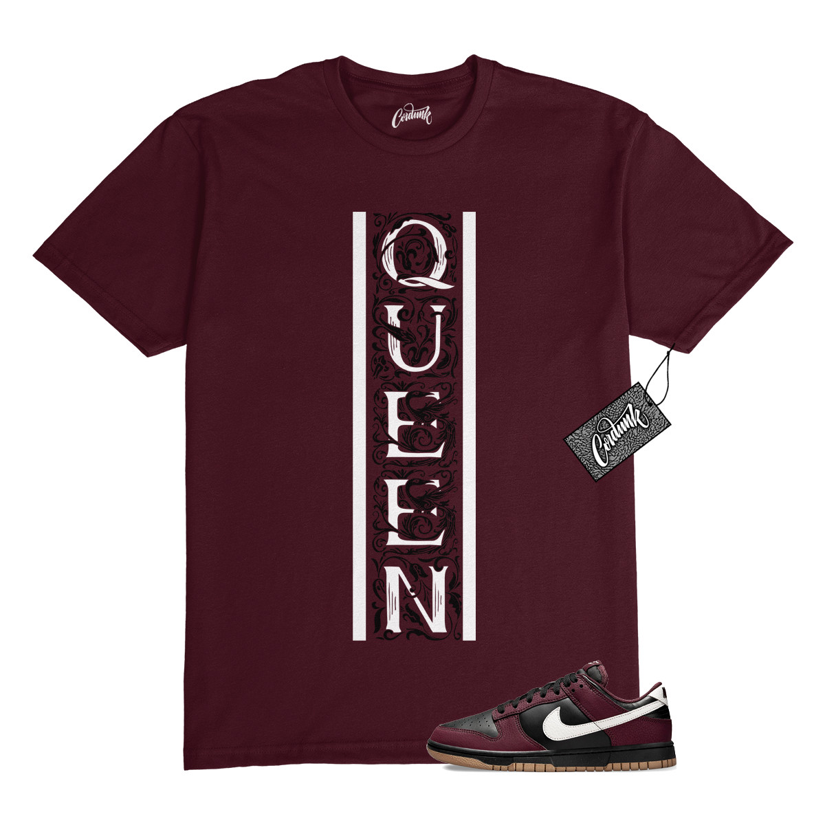 Dunk Burgundy Crush Black White Next Nature T Shirt Match QVERT gallery