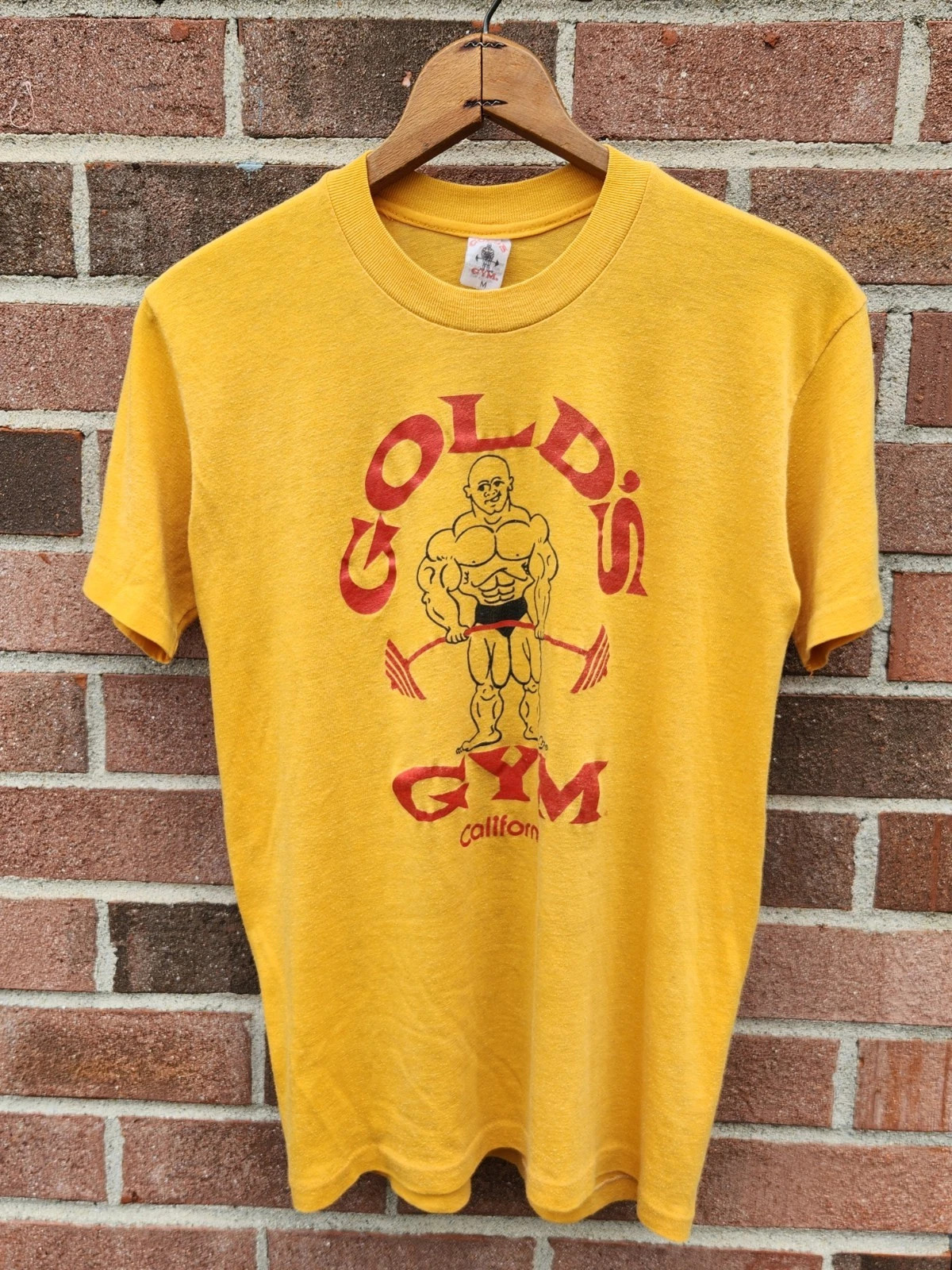 Vintage Gold’s Gym Bodybuilding Workout Fitness California T-Shirt S-5XL gallery