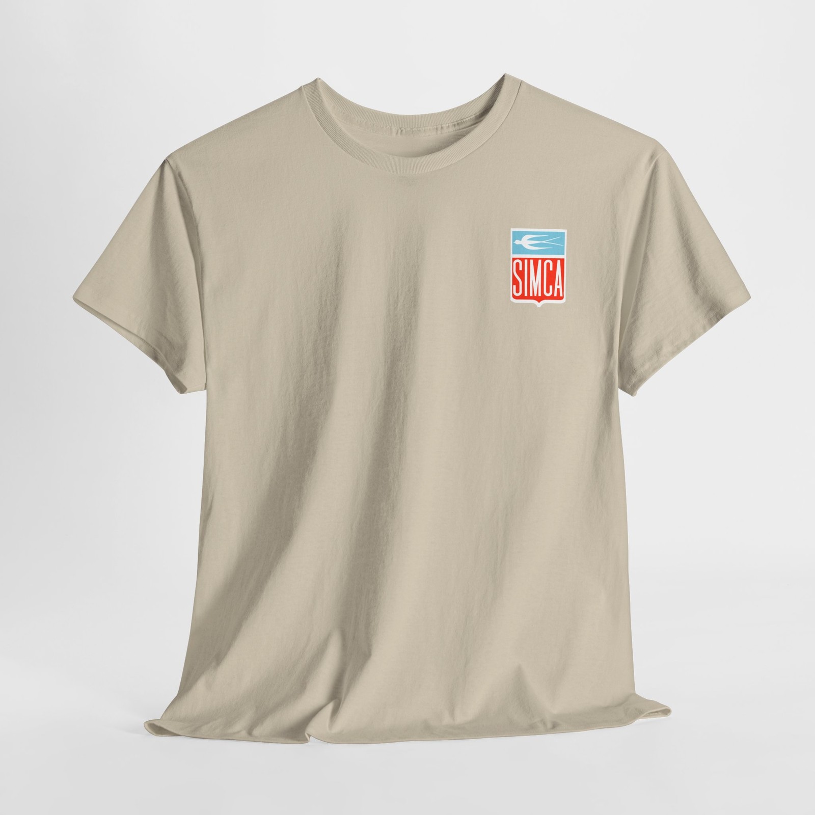 Retro Simca Unisex Heavy Cotton Tee | Vintage Style T-Shirt, Casual Wear, [...] gallery
