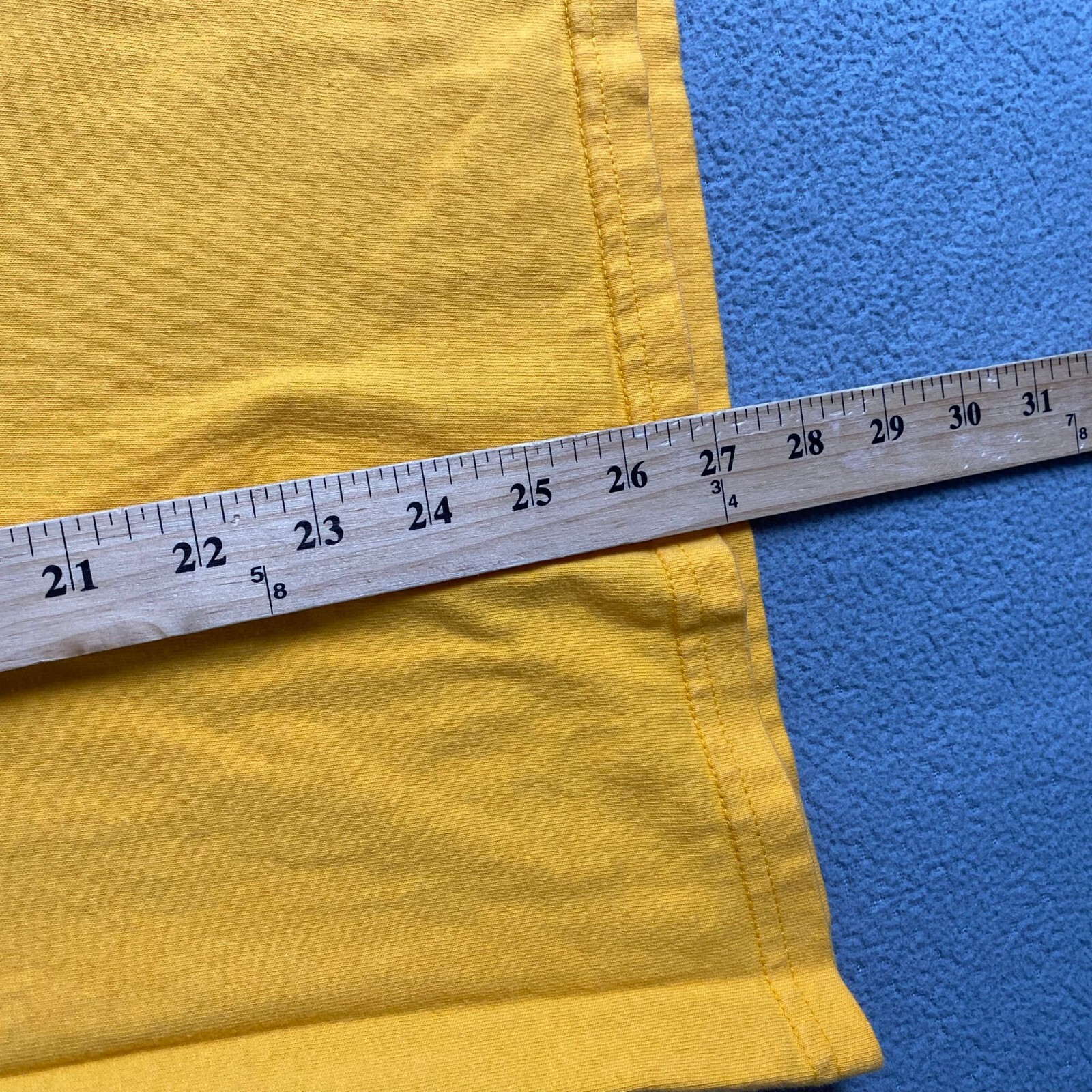 Gildan Mens size M Heavy Cotton Preshrunk T Shirt short Sleeve Crew Neck Yellow gallery