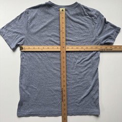 THREADS 4 THOUGHT S/S Blue Heather Solid Tee Unisex XS Sustainable Shirt