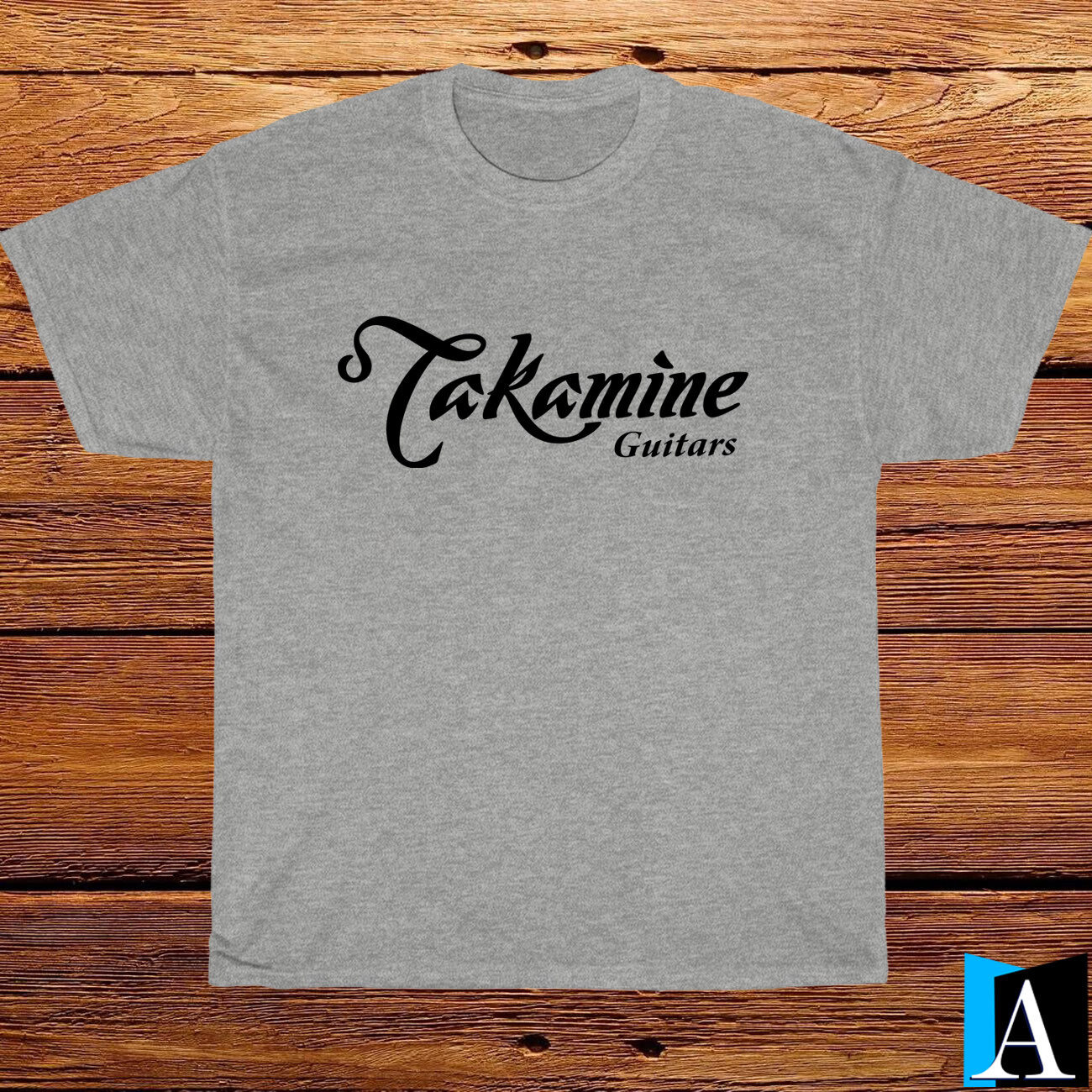 New Shirt Takamine Guitars Music Logo T-Shirt Black/White/Grey/Navy Size S-5XL gallery