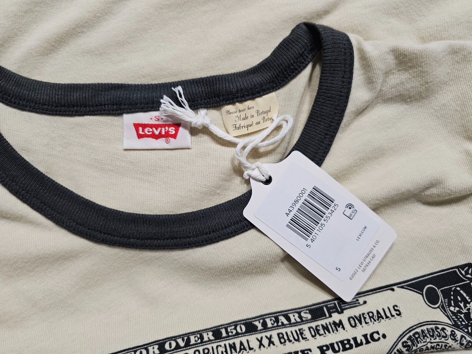 NWT LVC Levi's Vintage Clothing 1970s Ringer Tee S SS23 gallery