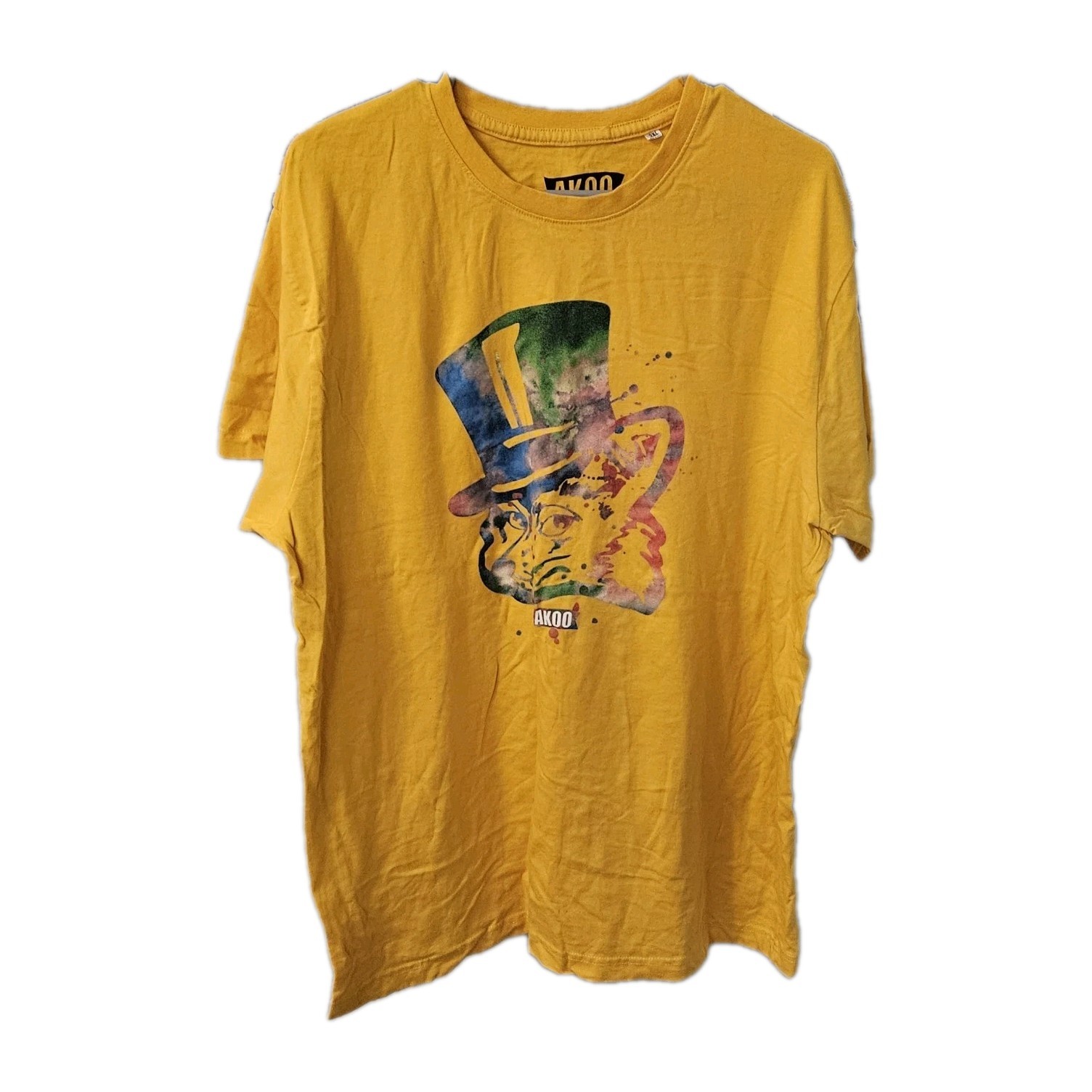 Vintage Men's 100% Authentic Akoo T-shirt 100% Cotton Made in India Size 2XL 90s gallery
