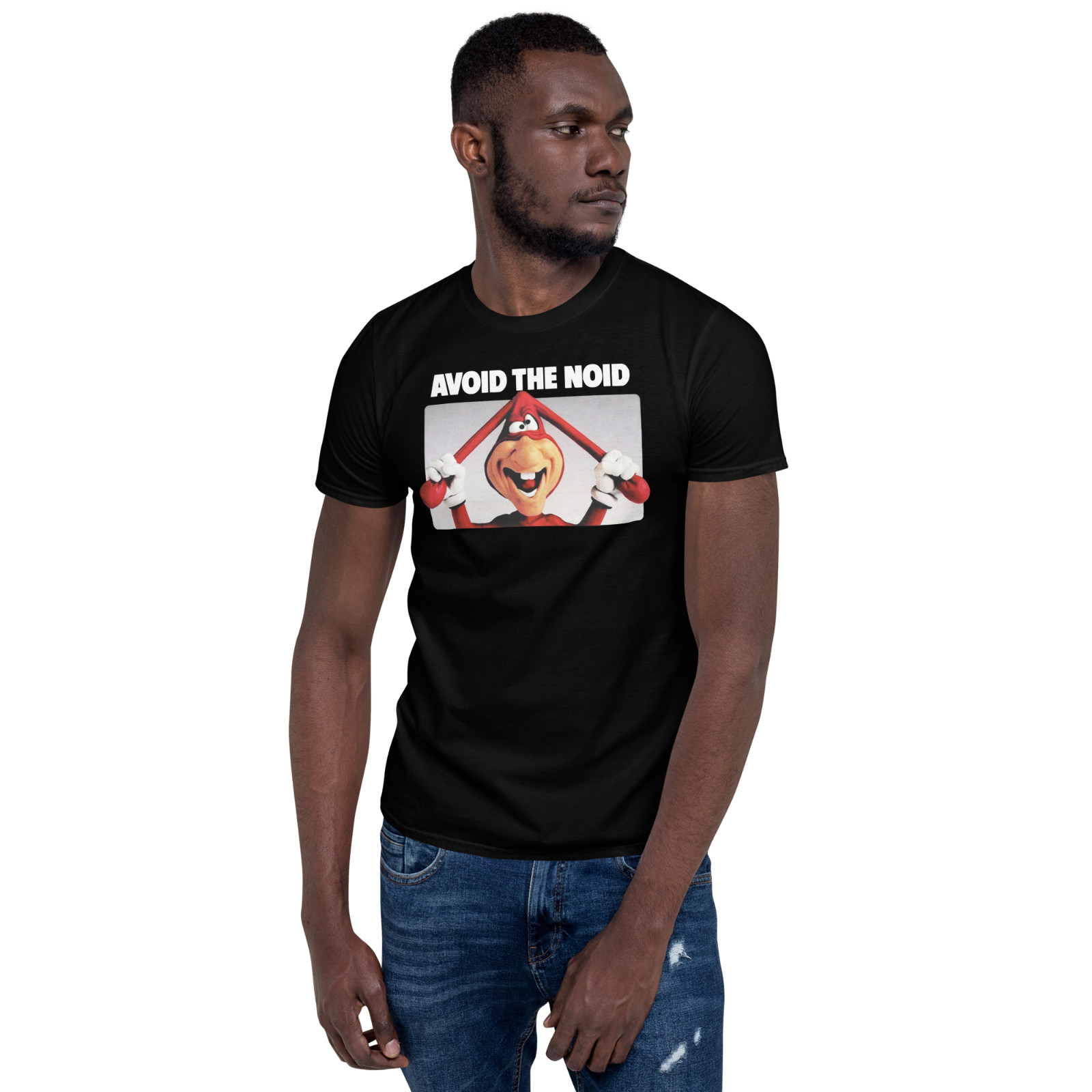Avoid the Noid, 1980s, Classic, Dominoes Pizza, Printed T-shirt gallery