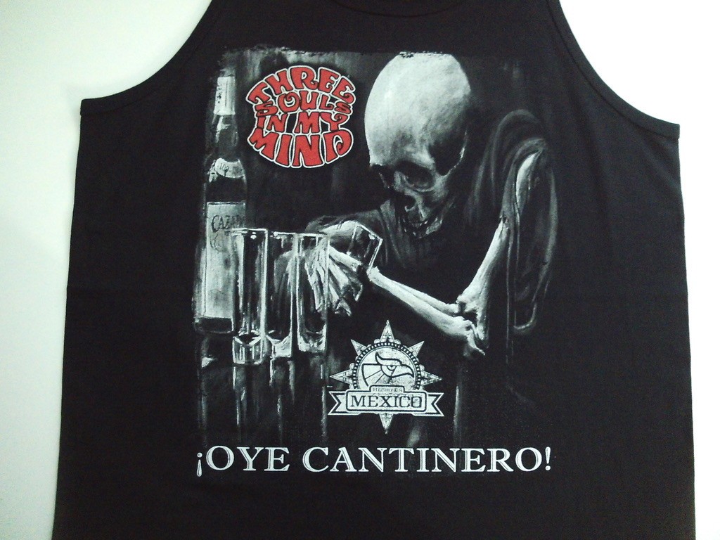 THREE SOULS IN MY MIND SHIRT,ROCK URBANO BANDA BOSTIK EL HARAGAN EL TRI SUR 16 gallery