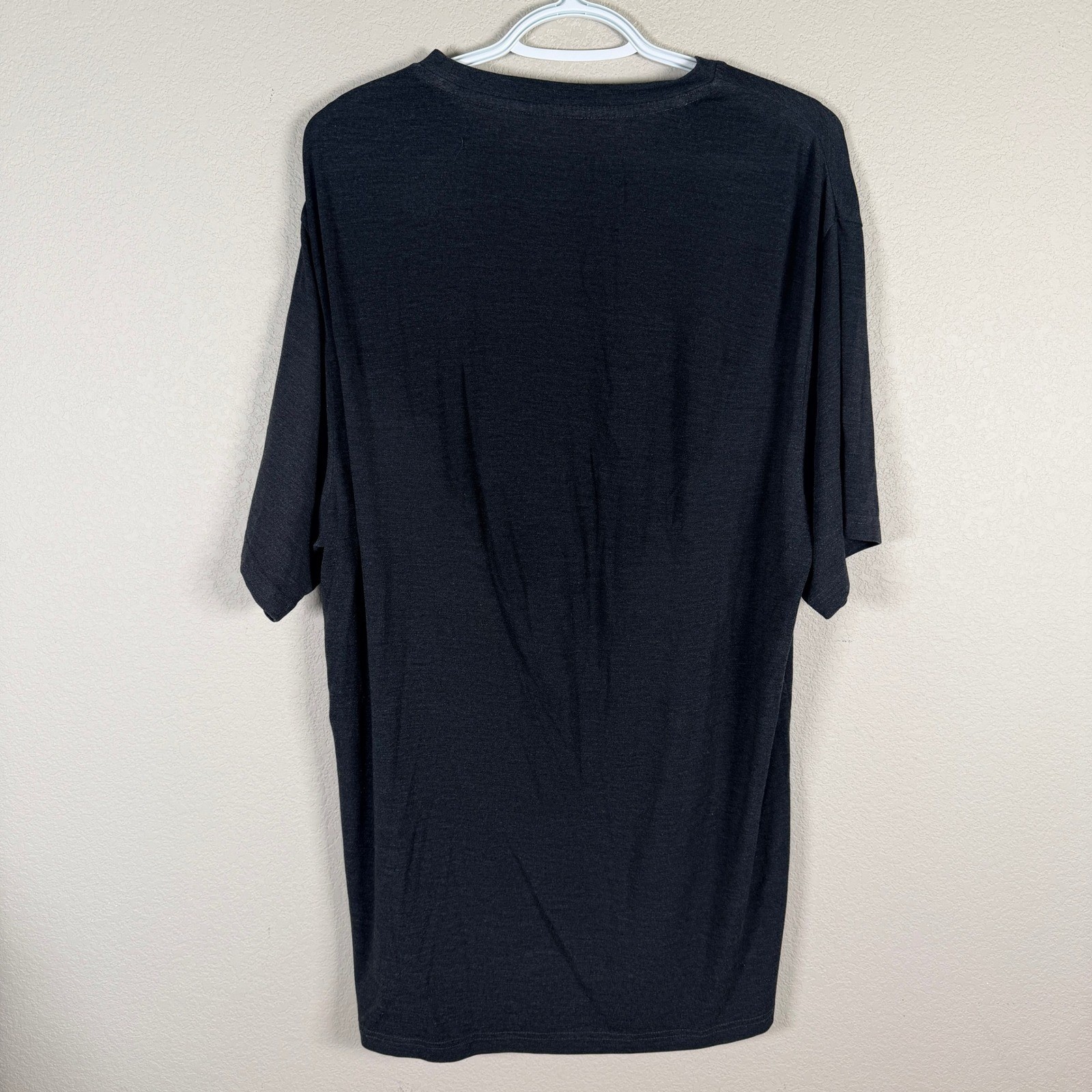 Free Fly Bamboo Pocket T-Shirt Mens L Charcoal Heather Gray Short Sleeve Tee gallery