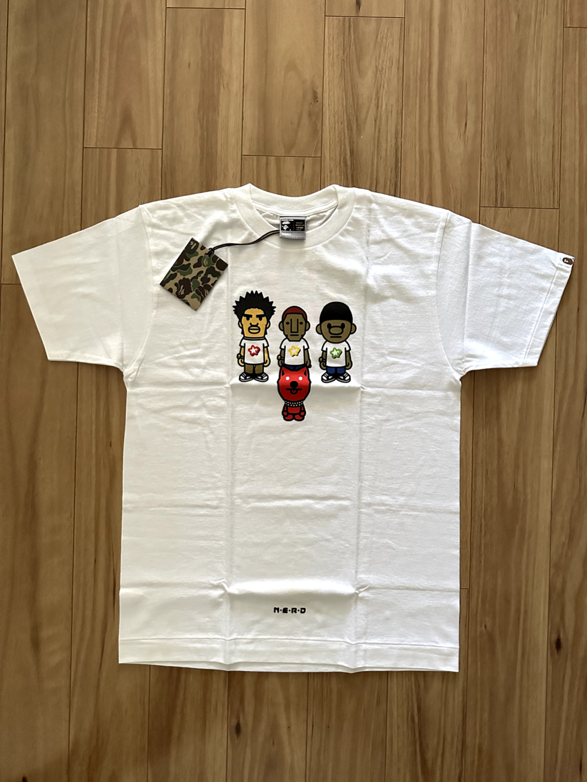 N.E.R.D x A Bathing Ape Bape Fly or Die Milo T-Shirt gallery