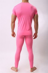 Men Undershirts T-Shirts Trouser Briefs Leggings Fitness Bodybuilding Underwear